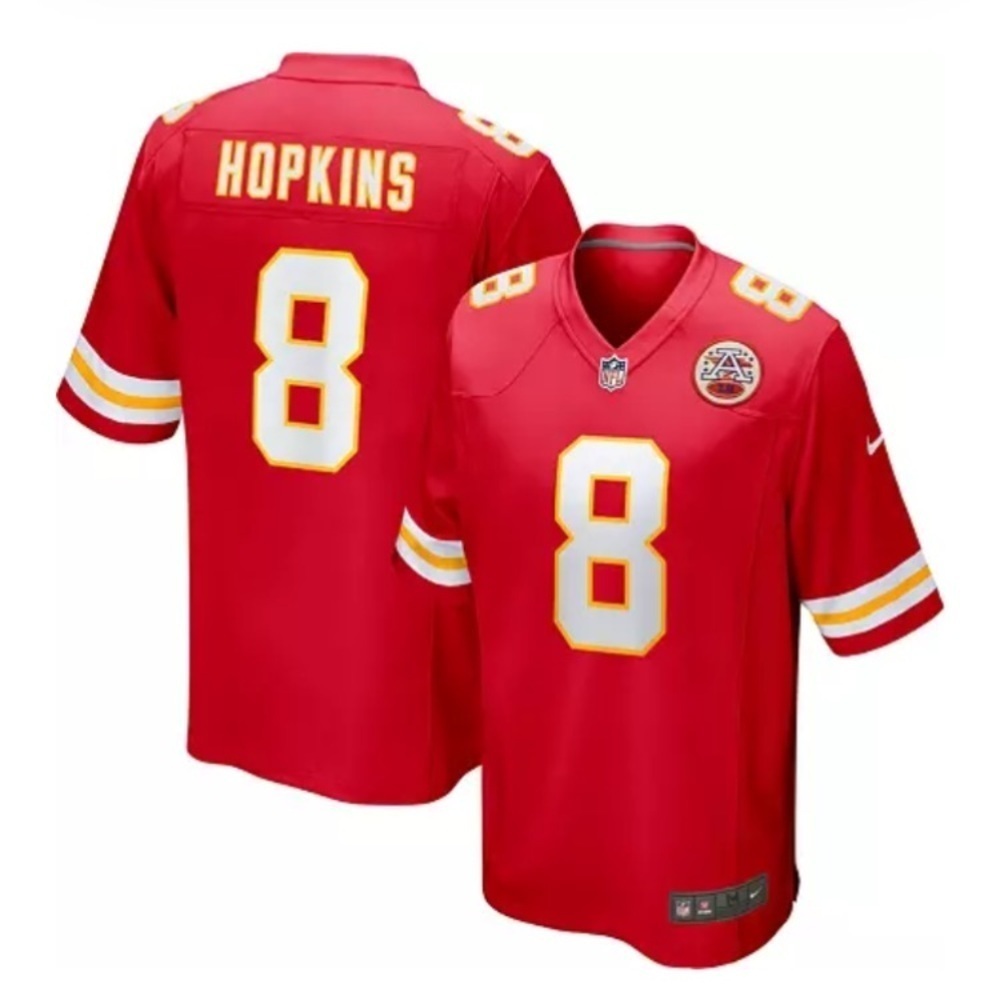 Nike Adult Kansas City Chiefs Deandre Hopkins #8 Game Jersey men’s size large 🆕